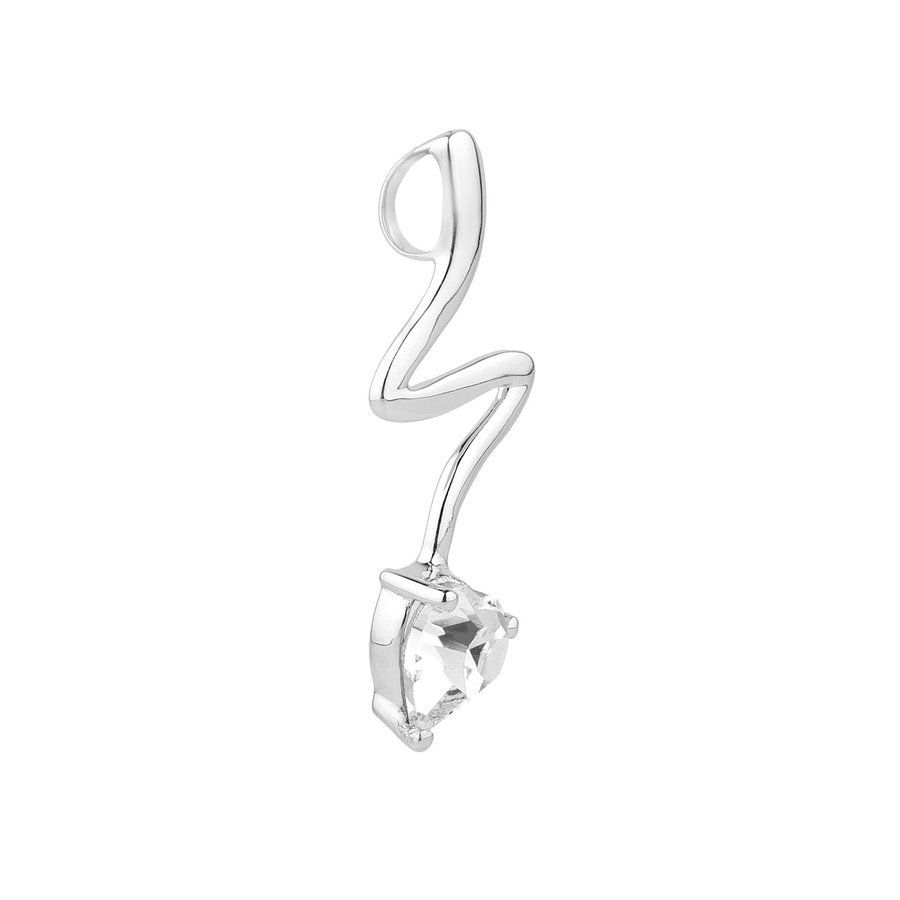 Open ribbon with trillion, silver jewellery setting and finishing capability
