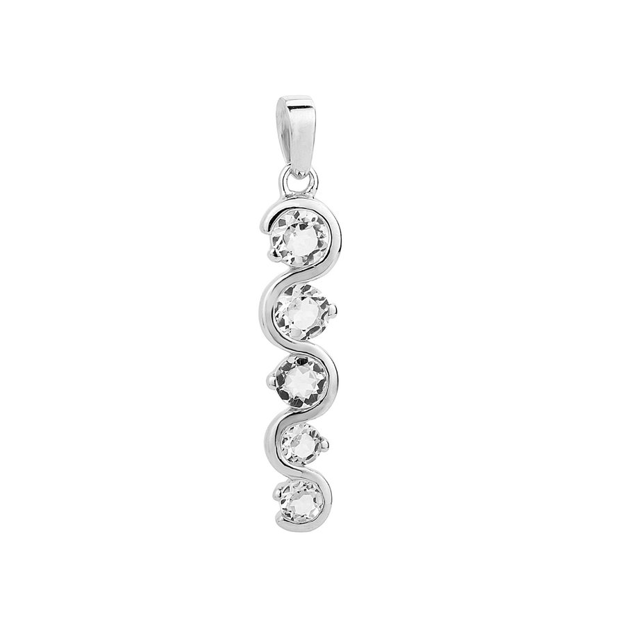 Five rounds along an S curve, silver jewellery setting and finishing capability