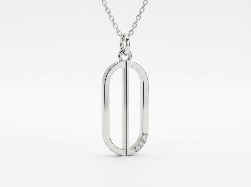 Hollow Capsule Pendant