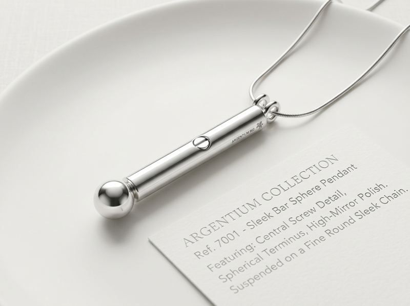 Sleek Bar Sphere Pendant